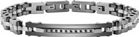Bracciale Bikkembergs Uomo Classic diamonds in Acciaio Diamante CLAB17BW - CLAB17BW
